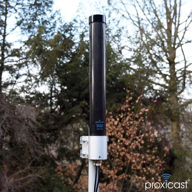 Alt view image 5 of 5 - Proxicast Pro-Gain 4G / 5G MIMO Antenna - Wide-Band Omni-Directional for Cellular Modems & Routers on Verizon, ATT, T-Mobile, Telus, Bell Canada, Rogers, Movistar, Telcel, Claro (ANT-127-05M Carbon)