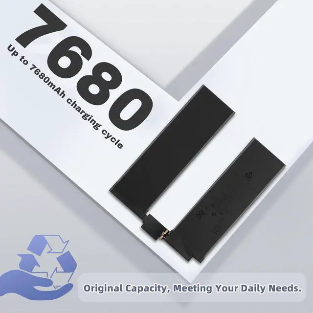 Alt view image 3 of 5 - Vvsialeek New A2369 Replacement Battery for iPad Pro 11 2021/2022 4th Gen/iPad Pro 11 3rd Gen 2021 A2377 A2460 A2459 A2301 with Technical Toolkit.