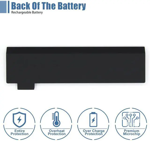 Alt view image 4 of 5 - VANPIR 61 01AV423 T470 T480 Laptop Battery Replacement for Lenovo ThinkPad A475 T570 T580 P51S P52S TP25 Battery 4X50M08810 01AV422 01AV424 01AV452 SB10K97579 SB10K97580 11.4V 24Wh 2100mAh