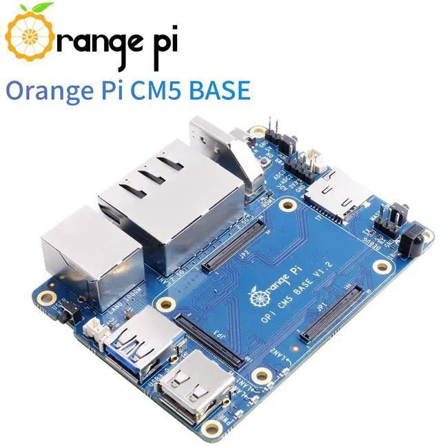 Alt view image 5 of 5 - Orange Pi CM5 Base Board - Rich Interface, Two 2.5G High-Speed LAN, One Gigabit LAN, 3 * 100 Pin and Four Camera Ports