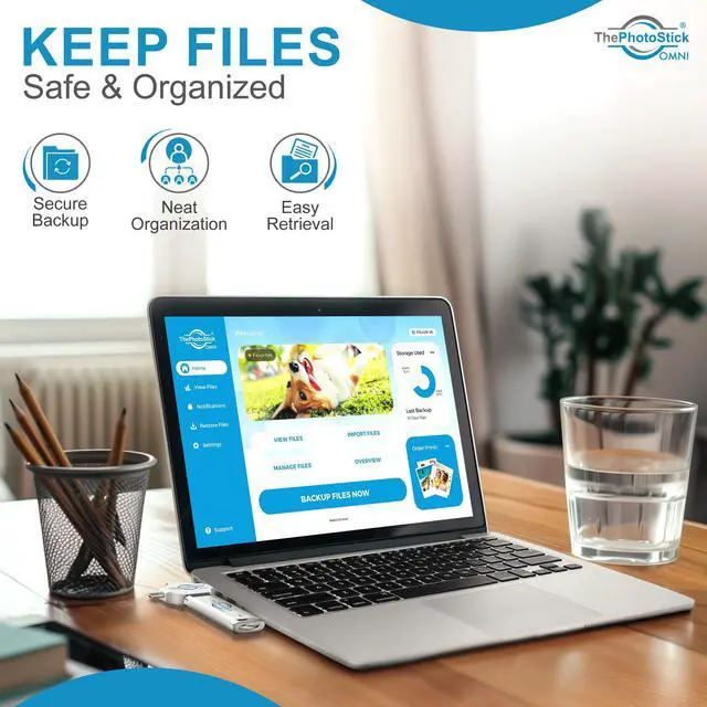 Alt view image 5 of 5 - ThePhotoStick® Omni 32GB Memory Stick & USB Flash Drive  Photo & Video Backup for iPhone, Android, Mac & PC  Multiport Connection to Easily Store & Transfer Files