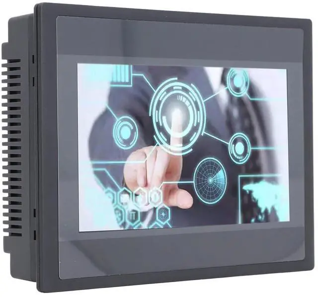 Alt view image 4 of 5 - 7 Inch TFT LCD PLC with 12 Inputs 8 Outputs Industrial HMI Panel Display for FX3U 20 40 48MRT DC4V 1A HMI TFT LCD Screen Resistive Touch Panel
