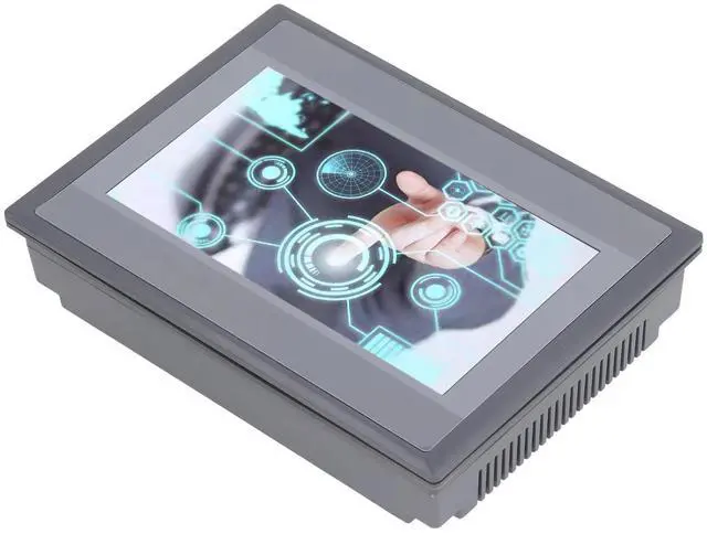 Main image of 7 Inch TFT LCD PLC with 12 Inputs 8 Outputs Industrial HMI Panel Display for FX3U 20 40 48MRT DC4V 1A HMI TFT LCD Screen Resistive Touch Panel