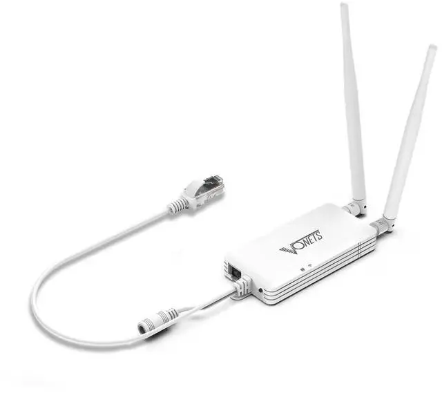 Alt view image 2 of 5 - VONETS VAP11G-300 WiFi Bridge 2.4GHz WiFi to Ethernet Convert/WiFi Repeater/Point to Point with RJ45 Male DC/USB Powered for PLC IP Camera Printer Medical Devices Network Devices