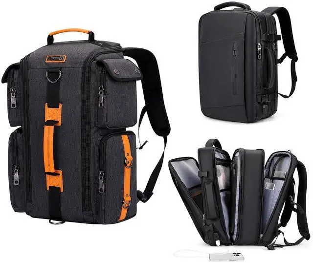Main image of WITZMAN Travel Backpack for Men Carry On Backpack Duffel Bag Large Capacity Laptop Backpack 17 Inch and Travel Backpack Expandable Bag USB Charging Port