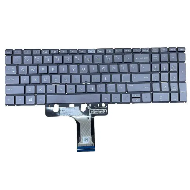 Alt view image 2 of 5 - YIJIATech Replacement Keyboard with Screwdriver US Layout for HP 15-EG 15-EH TPN-Q246 TPN-Q245 15-eg0102TX 15-ER Black Frameless Laptop Keyboard with Backlight (Black)