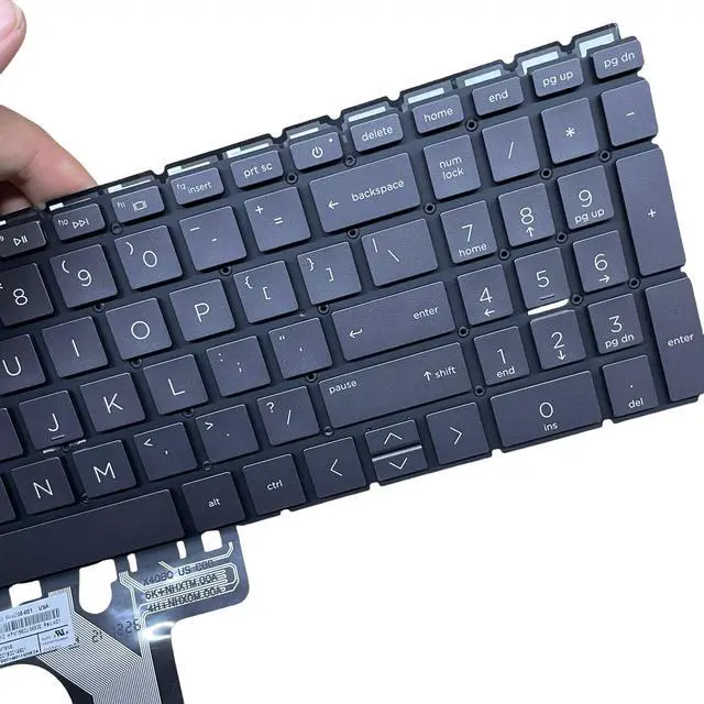 Alt view image 5 of 5 - YIJIATech Replacement Keyboard with Screwdriver US Layout for HP 15-EG 15-EH TPN-Q246 TPN-Q245 15-eg0102TX 15-ER Black Frameless Laptop Keyboard with Backlight (Black)