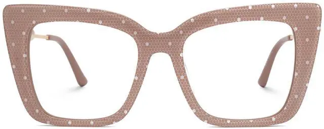 Main image of Zeelool Trendy Square Blue Light Blocking Glasses for women TV Phone Computer Gaming Glasses Monalisa ZJGX564231-02 Pink