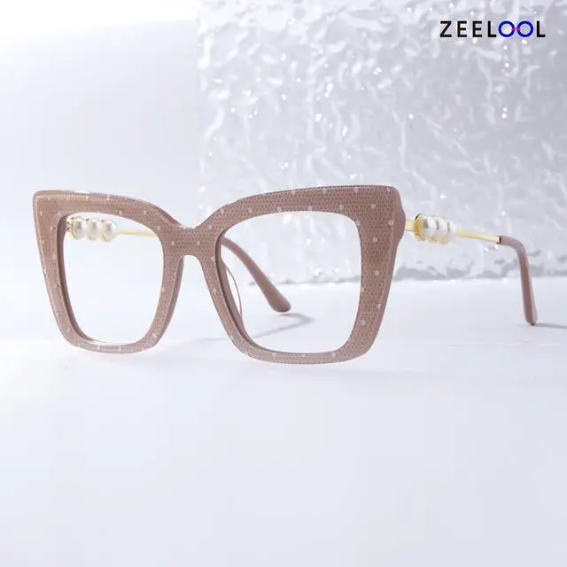 Alt view image 2 of 5 - Zeelool Trendy Square Blue Light Blocking Glasses for women TV Phone Computer Gaming Glasses Monalisa ZJGX564231-02 Pink