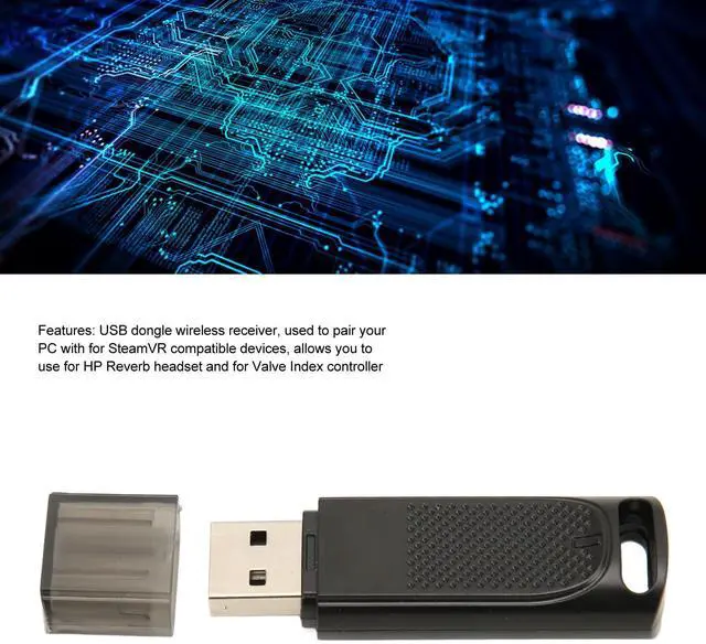 Alt view image 2 of 5 - SteamVR Receiver Dongle, USB Dongle Receiver for HTC Vive Tracking Device for Valve Index Controller