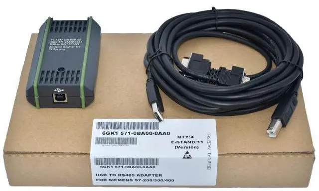 Main image of zoyfayl for PC Adapter USB A2 6GK1571-0BA00-0AA0 USB to MPI/DP/PPI Network Adapter for S7 System, Programming Cable for Siemens SIMATIC S7 S7-200/300/400 PLC USB-MPI PPI