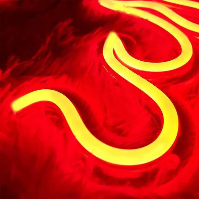 Alt view image 6 of 7 - VVKOWSG Sport LED Neon Sign Super Bright Acrylic Handmade Ball Led Light Neon Lights Sport Signs for Shop Window Store Display Beer Bar Nightclub Grand Opening Gift (Flame)