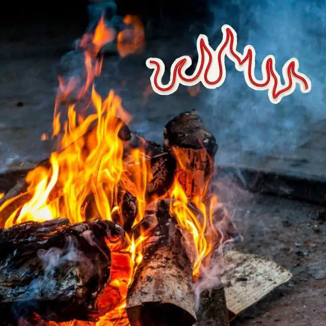 Alt view image 7 of 7 - VVKOWSG Sport LED Neon Sign Super Bright Acrylic Handmade Ball Led Light Neon Lights Sport Signs for Shop Window Store Display Beer Bar Nightclub Grand Opening Gift (Flame)