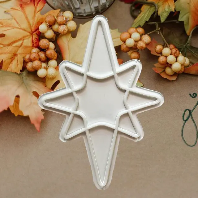 Alt view image 6 of 7 - VVKOWSG Sport LED Neon Sign Super Bright Acrylic Handmade Ball Led Light Neon Lights Sport Signs for Shop Window Store Display Beer Bar Nightclub Grand Opening Gift (Bethlehem Star)