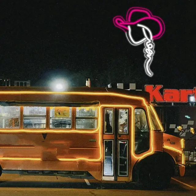 Alt view image 6 of 7 - Cowgirl Hat LED Neon Sign Super Bright Acrylic Dimmable Cowboy Neon Light for Shop Window Store Display Beer Bar Nightclub Grand Opening Gift (Pink cowgirl hat 2)