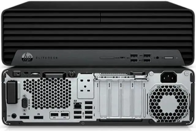 Alt view image 4 of 4 - HP EliteDesk 800 G6 SFF Desktop PC , Core i5 10th Gen, 16GB DDR4 RAM, 512GB SSD, Windows 11 Pro, Intel UHD 630 Graphics, Keyboard and Mouse(Plug and Play), Desktop Computer, Refurbished