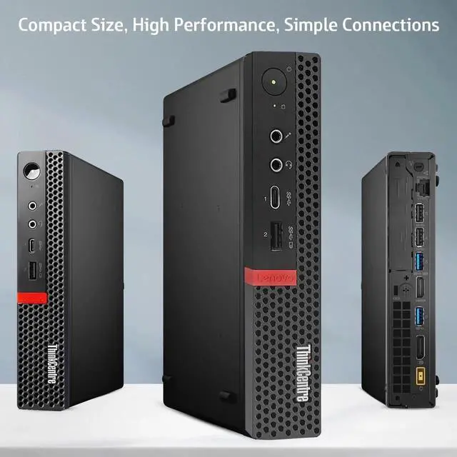 Alt view image 3 of 6 - Lenovo ThinkCentre M920 Desktop Tiny Computer PC Intel Core i5-8500 up to 3.50GHZ, 16GB DDR4 Ram,256GB SSD, 22Inch Monitor, Wi-Fi, Keyboard & Mouse, Windows 11 Pro