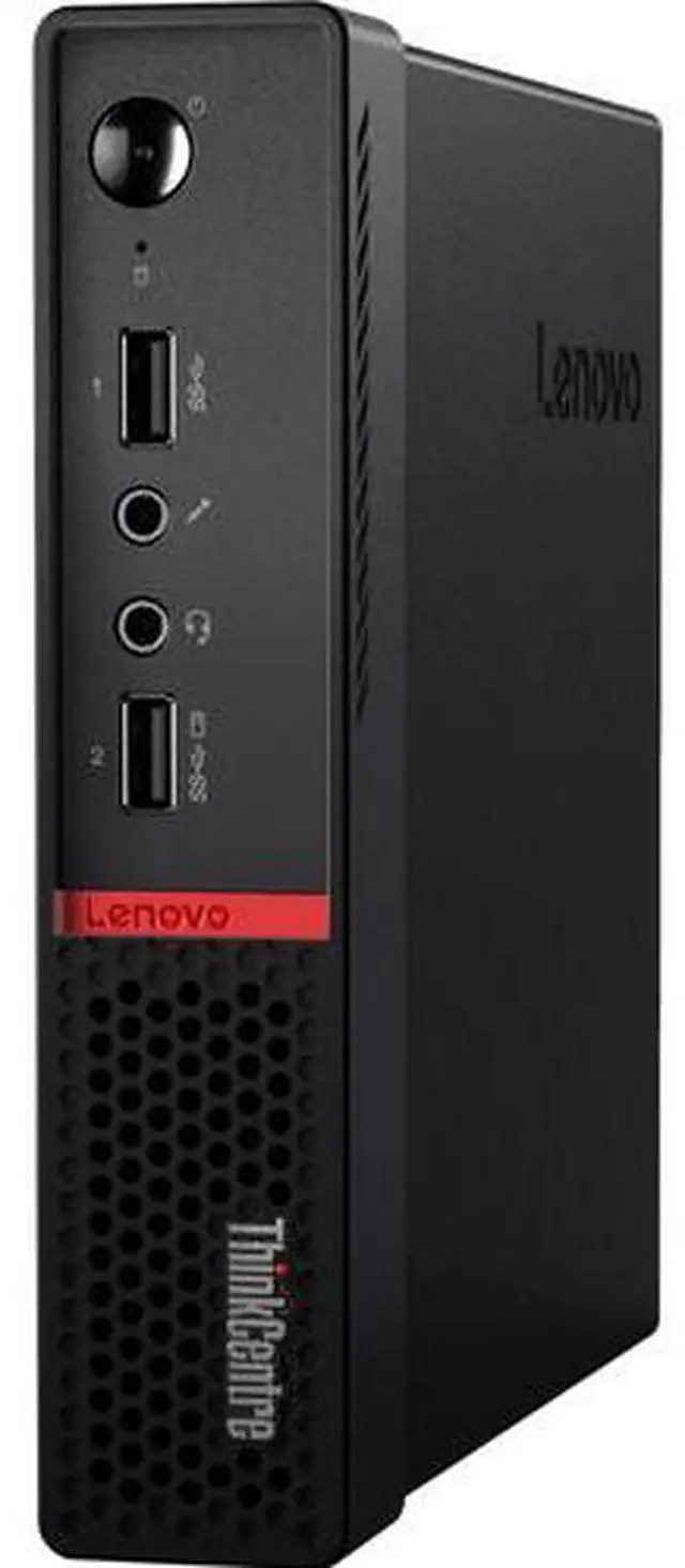 Alt view image 6 of 7 - Lenovo M715q Mini Desktop PC, AMD Ryzen 5 Pro 2400GE, 8GB DDR4 RAM, 128GB SSD, Built-in Wi-Fi, Wired Keyboard & Mouse, Windows 11 Pro, Offices and Casual Computing, Tiny PC (Renewed)