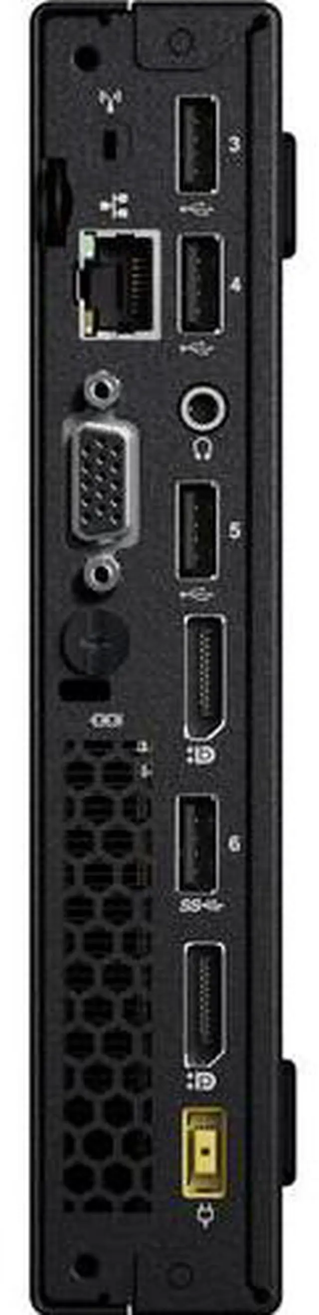 Alt view image 6 of 7 - Lenovo M715q Mini Desktop PC, AMD Ryzen 5 Pro 2400GE, 32GB DDR4 RAM, 512GB SSD, Built-in Wi-Fi, Wired Keyboard & Mouse, Windows 11 Pro, Offices and Casual Computing, Tiny PC (Renewed)