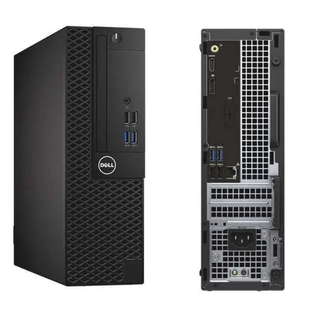 Alt view image 3 of 5 - DELL 3050 Desktop PC, Intel Core i5-7500, 32GB RAM,512GB SSD, Wi-Fi, Wireless Keyboard and Mouse, Intel HD Graphics 630, 24 Inch LED Screen, Windows 11 Pro, Offices and Casual Meeting(Refurbished)