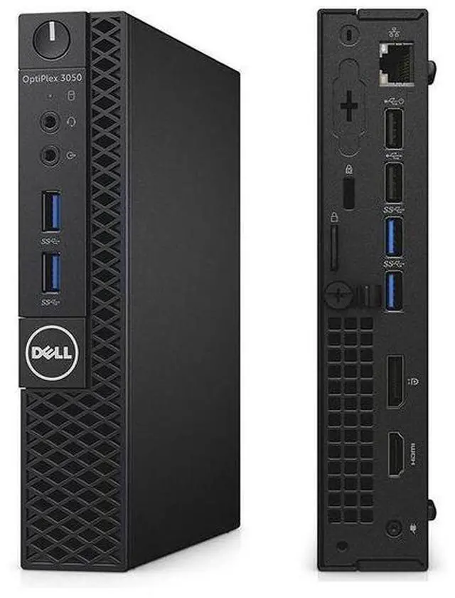 Alt view image 5 of 6 - DELL 3050 Desktop Mini PC, Intel Core i5-7500T, 8GB DDR4 RAM, 256GB SSD, Wi-Fi, Wired Keyboard and Mouse, Intel HD Graphics 630, Windows 11 Pro, Office and Casual Meeting, Desktop PC (Renewed)