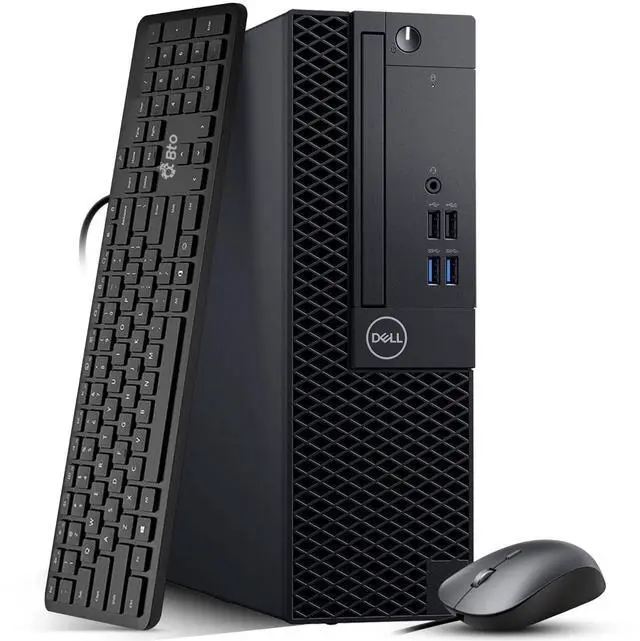 Main image of DELL OptiPlex 3060 Desktop PC, Intel Core i5-8500, 8GB DDR4 RAM, 512GB SSD, Wi-Fi, Keyboard and Mouse, Intel UHD Graphics 630, Windows 11 Pro, Home and Offices, Desktop Computer (Refurbished)