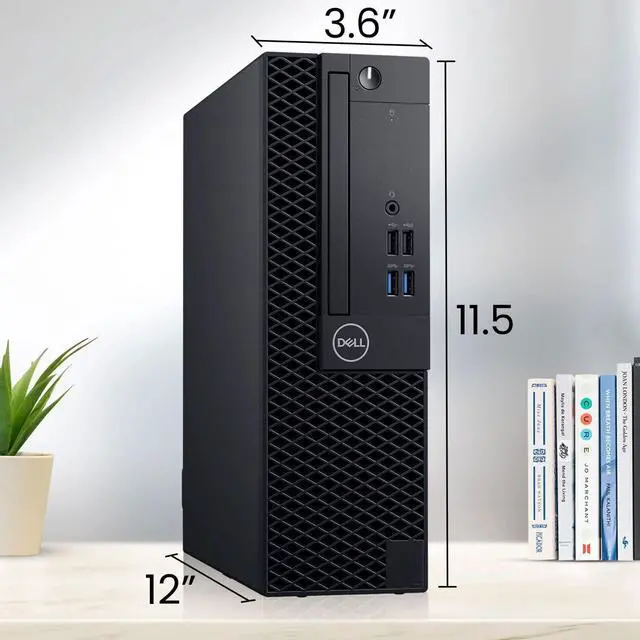 Alt view image 3 of 6 - DELL OptiPlex 3060 Desktop PC, Intel Core i5-8500, 8GB DDR4 RAM, 512GB SSD, Wi-Fi, Keyboard and Mouse, Intel UHD Graphics 630, Windows 11 Pro, Home and Offices, Desktop Computer (Refurbished)