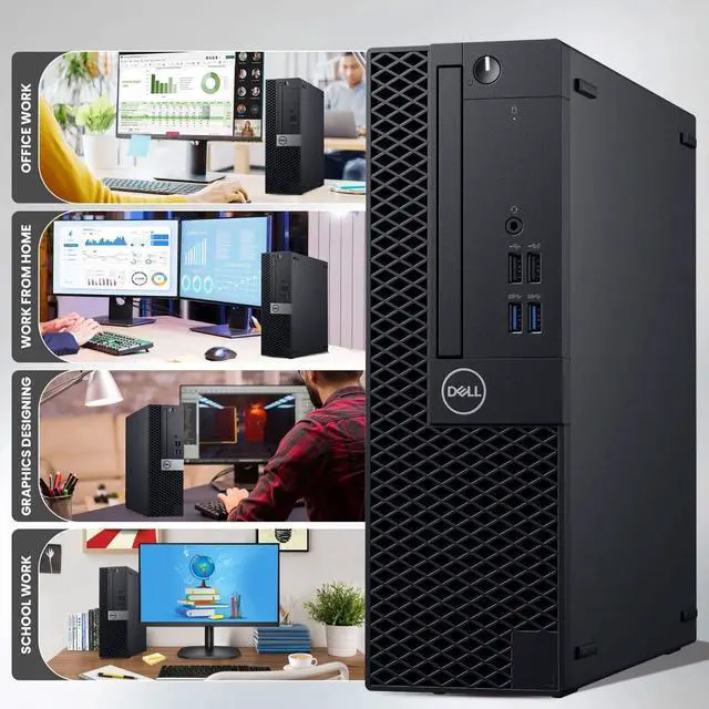 Alt view image 5 of 5 - Dell OptiPlex 5050 Desktop PC | Intel Core i5-7500 | 16GB DDR4 RAM | 256GB SSD | Windows 11 Pro | Wi-Fi | Keyboard & Mouse | Intel HD Graphics 630 | Home & Office (Refurbished)