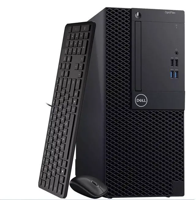 Main image of Dell OptiPlex 3060 Desktop Tower | Intel Core i5-8500 | 8GB DDR4 RAM | 128GB SSD | Windows 11 Pro | Wi-Fi | Keyboard & Mouse | Intel UHD Graphics 630 | Home & Office (Refurbished)