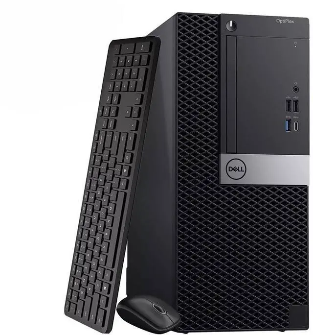 Main image of Dell OptiPlex 7050 Desktop Tower | Intel Core i5-7500 | 16GB DDR4 RAM | 1TB SSD | Windows 11 Pro | Built-in Wi-Fi | Wireless Keyboard & Mouse | Intel HD Graphics 630 | Home and Office