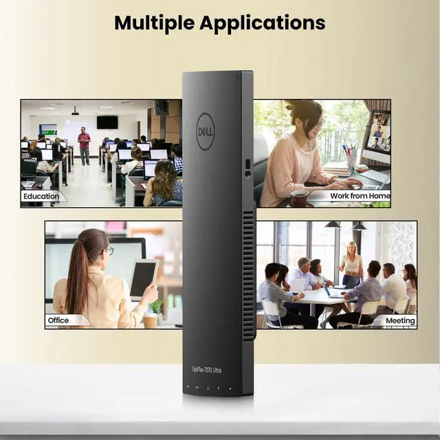 Alt view image 4 of 4 - Dell Optiplex 7070 Ultra Desktop PC | Intel Core i5-8265U | 16GB DDR4 RAM | 256GB SSD | Windows 11 Pro | Wi-Fi Adapter | Wireless Keyboard & Mouse | Intel UHD Graphics 620 | Desktop Computer