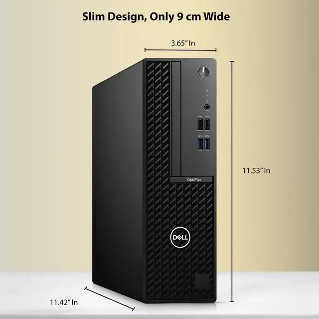 Alt view image 4 of 6 - Dell OptiPlex 3080 Desktop Computer | Intel Core i5-10500 | 16GB DDR4 RAM | 1TB SSD | Intel UHD Graphics 630 | Windows 11 Pro | Built-in Wi-Fi | Wireless Keyboard & Mouse | Refurbished Computer