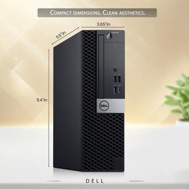 Alt view image 4 of 7 - Dell Gaming Desktop Computer PC, Intel Core i5-8500 3.00GHz, 16GB DDR4 RAM, 256GB SSD, NVIDIA GeForce GT 1030, 24 Inch LED Monitor, Display Port, HDMI Port, WiFi, RGB Keyboard & Mouse, Windows 11 Pro