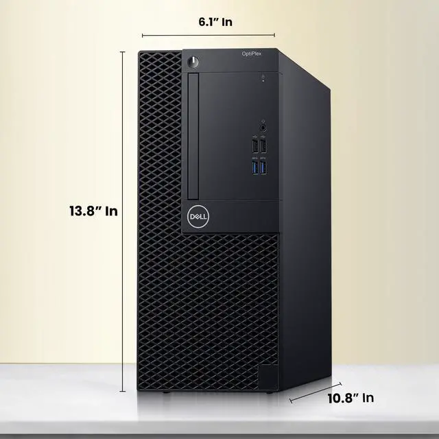 Alt view image 4 of 5 - Dell OptiPlex Business Desktop Tower PC, Intel Core i5-9500 3.00GHz, 9MB Cache Memory, 16GB DDR4 RAM, 512GB SSD, HDMI, Display Port, Wireless Keyboard & Mouse, Wi-Fi, Windows 11 Pro (Refurbished)