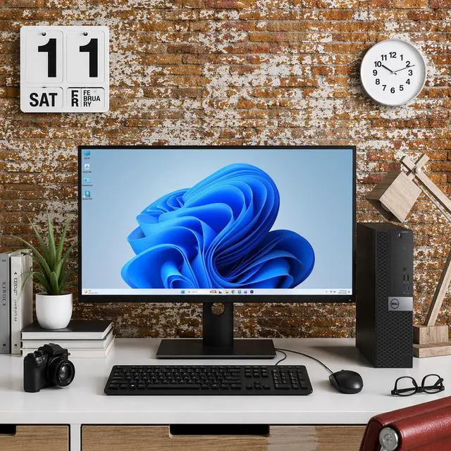 Alt view image 4 of 5 - Dell Optiplex 5070 Business Desktop Computer PC, Intel Core i7-9700 Upto 4.70GHz, 12MB Cache, 8GB DDR4 RAM, 256GB SSD, 500GB HDD, Wireless Keyboard and Mouse, Wi-Fi Adapter, Windows 11 Pro
