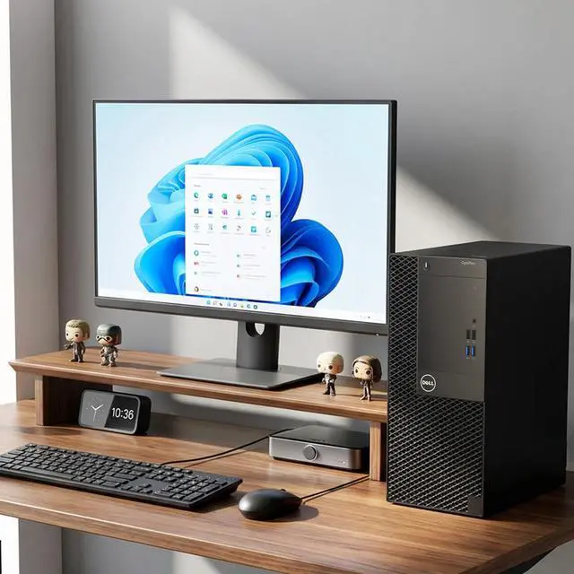 Alt view image 5 of 6 - Dell 3050 Tower Computer, Intel Core i5-6500 Up to 3.60 GHz, 16GB DDR4 Ram, 256GB SSD, Wireless Keyboard and Mouse, Built-in Wi-Fi , Windows 11 Pro, Home and office Desktop PC (Renewed)