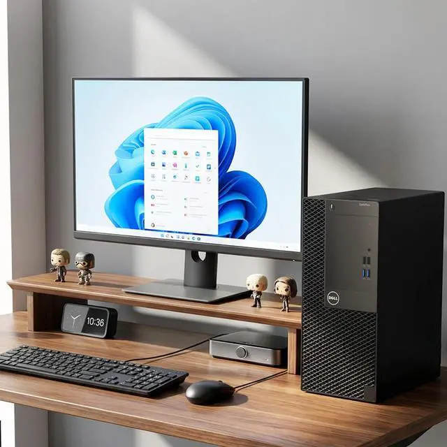 Alt view image 5 of 6 - Dell 3050 Business Desktop Tower PC, Intel Core i7-6700 Up to 4.00 GHz, 8GB DDR4 Ram, 512GB SSD, Wireless Keyboard and Mouse, Built-in Wi-Fi , Windows 11 Pro, Home and office Computer (Renewed)