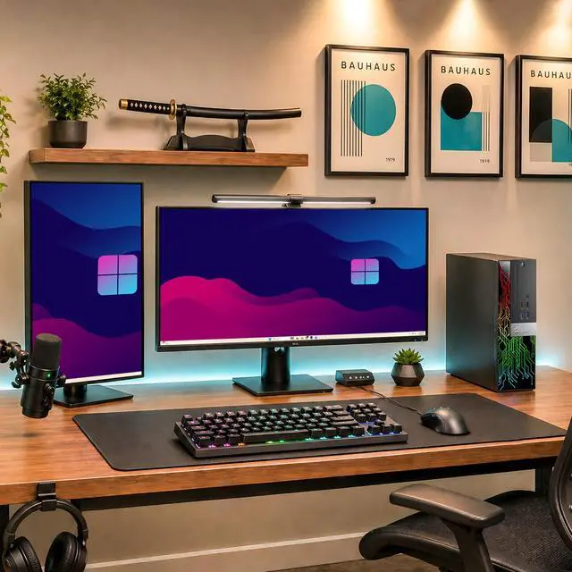 Alt view image 5 of 6 - Dell 3040 RGB Gaming Desktop PC, Intel Core i5-6500, 16GB Ram, 256GB SSD, AMD Radeon RX-550 Graphics Card, RGB Keyboard and Mouse, RGB Headphones, Wi-Fi, Windows 11 (Refurbished)