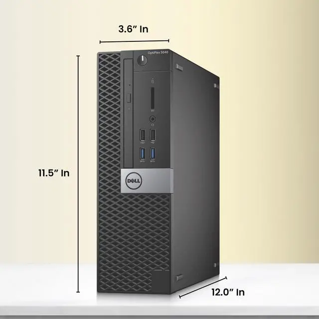 Alt view image 3 of 5 - Dell OptiPlex 5040 Business Desktop Computer, Intel Core i7-6700 Up to 4.00GHz, 8MB Cache Memory, 32GB RAM, 256GB SSD, Wireless Keyboard and Mouse, Built-in Wi-Fi, Windows 11 Professional (Renewed)