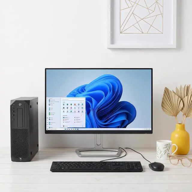Alt view image 5 of 6 - HP Z2 G4 Business Workstation Computer PC, Intel Core i5-8500 up to 4.10GHz, 9MB Intel Cache Memory, 16GB DDR4 RAM, 256GB SSD, Wireless Keyboard and Mouse, Built-in Wi-Fi, Home and office PC
