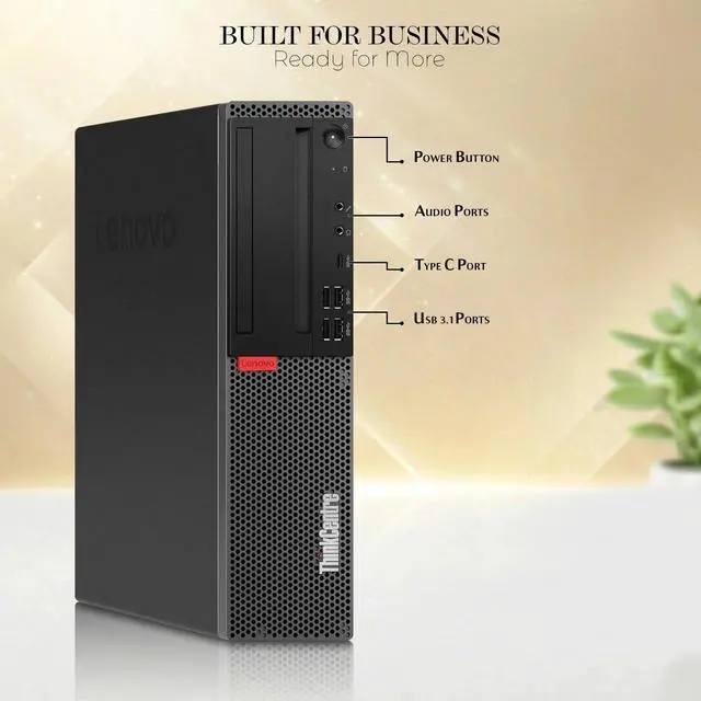 Alt view image 2 of 6 - Lenovo M720 Business Desktop Computer PC, Intel Core i7-9700 Up to 4.70GHz, 12MB Intel Smart Cache, 16GB RAM, 512GB SSD, , Wireless Keyboard and Mouse, Built-in WiFi, Windows 11 Pro (Refurbished)