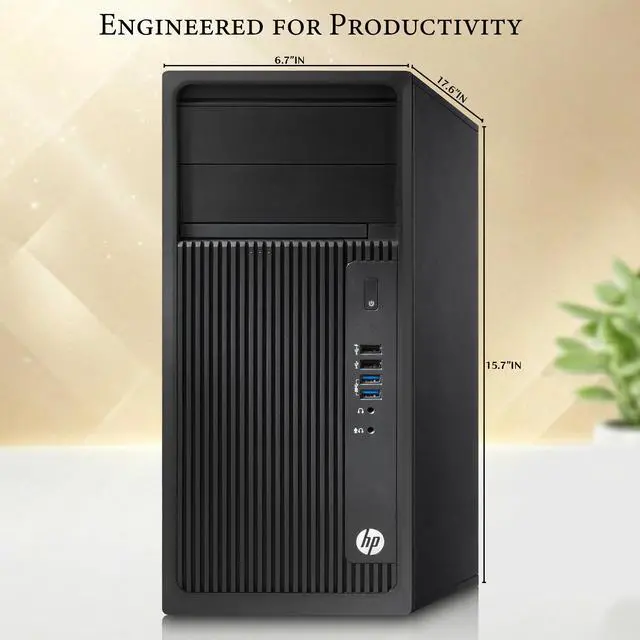 Alt view image 4 of 6 - HP Z240 Tower Computer WorkStation PC, Intel Core i5 6500 up to 3.60GHz Processor, 8GB DDR4 Ram, 256GB SSD, 2 Display Ports, Wireless Keyboard & Mouse, Built-in Wifi, Windows 11 Pro (Renewed)