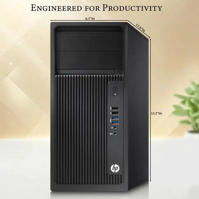 Alt view image 4 of 6 - HP Z240 WorkStation Tower Computer PC, Intel Core i5 6500 up to 3.60GHz Processor, 8GB DDR4 Ram, 512GB SSD, Intel HD Graphics 530, 2 Display Ports, Wireless Keyboard & Mouse, Built-in Wifi, Windows 11
