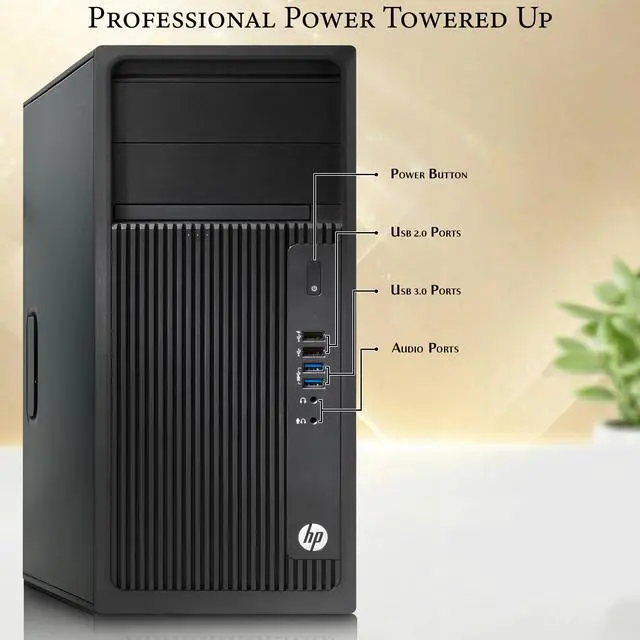 Alt view image 2 of 6 - HP Z240 Tower WorkStation Computer PC, Intel Core i5 6500 up to 3.60GHz Processor, 16GB DDR4 Ram, 512GB SSD, Intel HD Graphics 530, Wireless Keyboard & Mouse, Built-in Wifi, Windows 11 Pro ( Renewed)