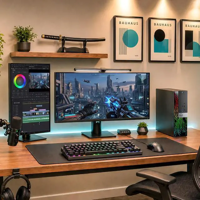 Alt view image 5 of 6 - Dell OptiPlex 3040 RGB Gaming Desktop PC, Intel Core i5-6500 Up to 3.60GHz, 8GB RAM, 512GB SSD, NVIDIA GeForce GT 1030, RGB Keyboard Mouse, RGB Speakers, Windows 11 Pro