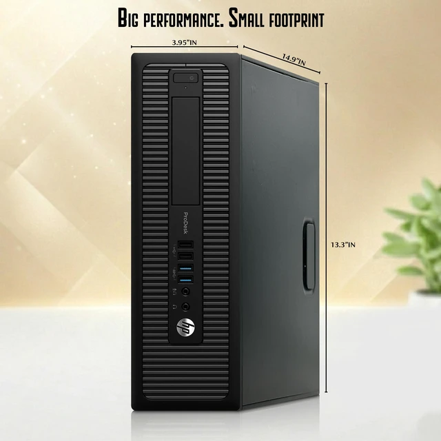 Alt view image 4 of 6 - HP Prodesk 600 G1 Business Desktop PC | Intel Core i5-4570 4th Gen | 16GB Ram | 256GB SSD | Intel HD Graphics | Wireless Keyboard and Mouse | Built-in Wi-Fi | Home and Office Computer | Refurbished