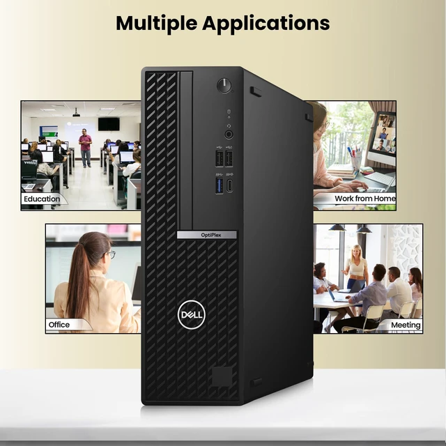 Alt view image 6 of 6 - Dell Optiplex 7080 Desktop Computer PC, Intel Core i5-10500 upto 4.50GHz, 8GB DDR4 RAM, 512GB SSD, Display Port, Wireless Keyboard & Mouse, Built-in WiFi, Window 11 Pro (Renewed)