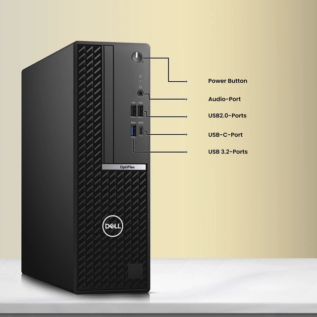 Alt view image 2 of 6 - Dell Optiplex 7080 Business Computer, Intel Core i5-10500 4.50GHz, 12MB Cache Memory, 16GB DDR4 RAM, 512GB SSD, Display Port, Wireless Keyboard & Mouse, Built-in WiFi, Home and Office PC, Windows 11