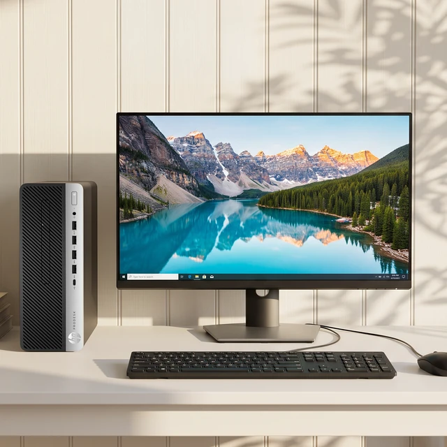 Alt view image 5 of 6 - HP Prodesk 600 G3 Desktop Computer | Intel Core i5-6500 6th Gen upto 3.60GHz | 16GB Ram | 256GB SSD | Wireless Keyboard and Mouse | Built-in Wi-Fi | Home and Office PC | Renewed