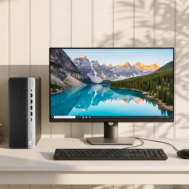 Alt view image 5 of 6 - HP Prodesk 600 G3 Business Computer | Intel Core i5-6500 6th Gen upto 3.60GHz | 32GB Ram | 512GB SSD | Wireless Keyboard and Mouse | Built-in Wi-Fi | Home and Office Desktop PC| Renewed